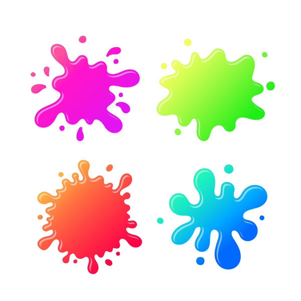 Цветные пятна для детей