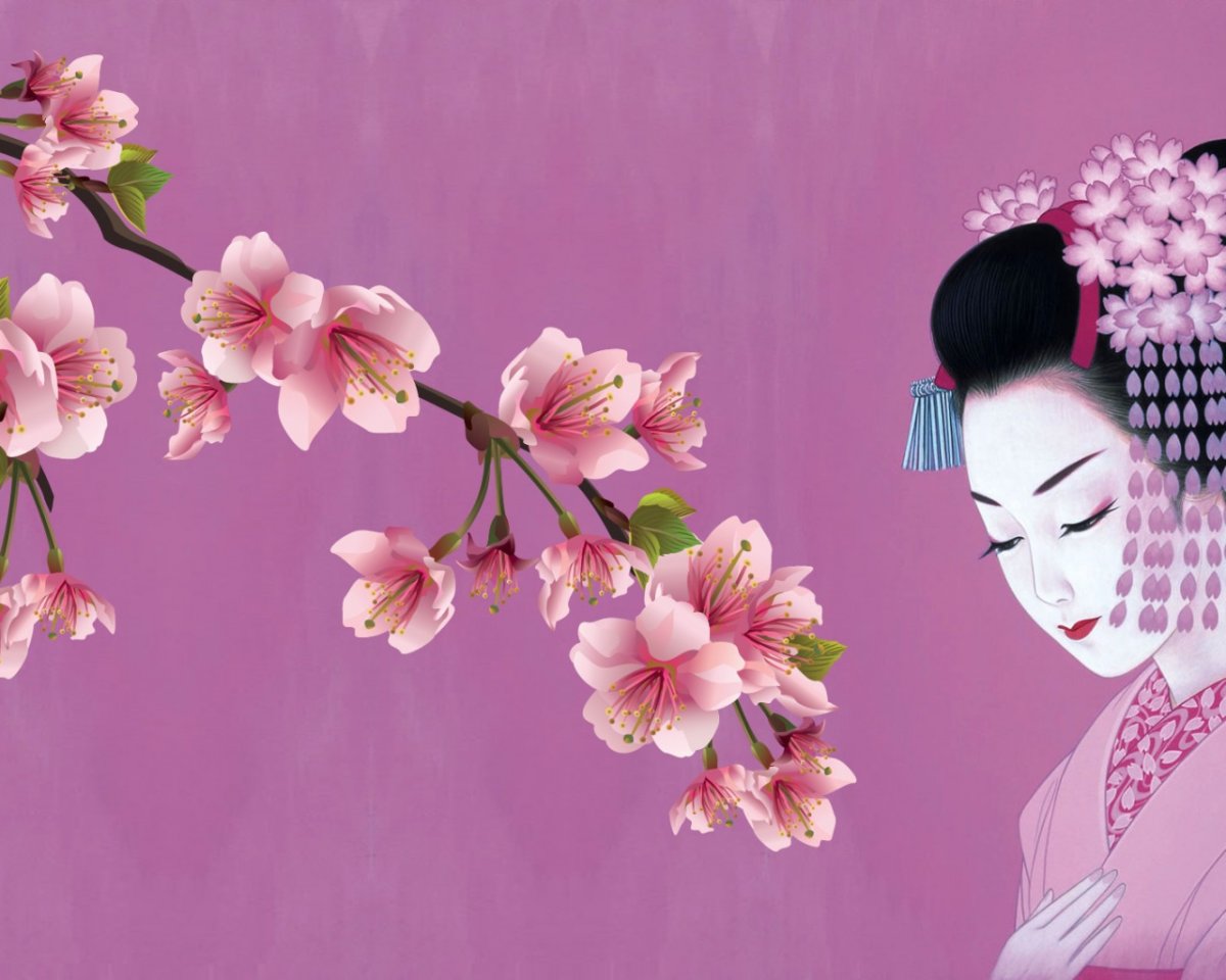 Японские куклы Кокеши Сакура