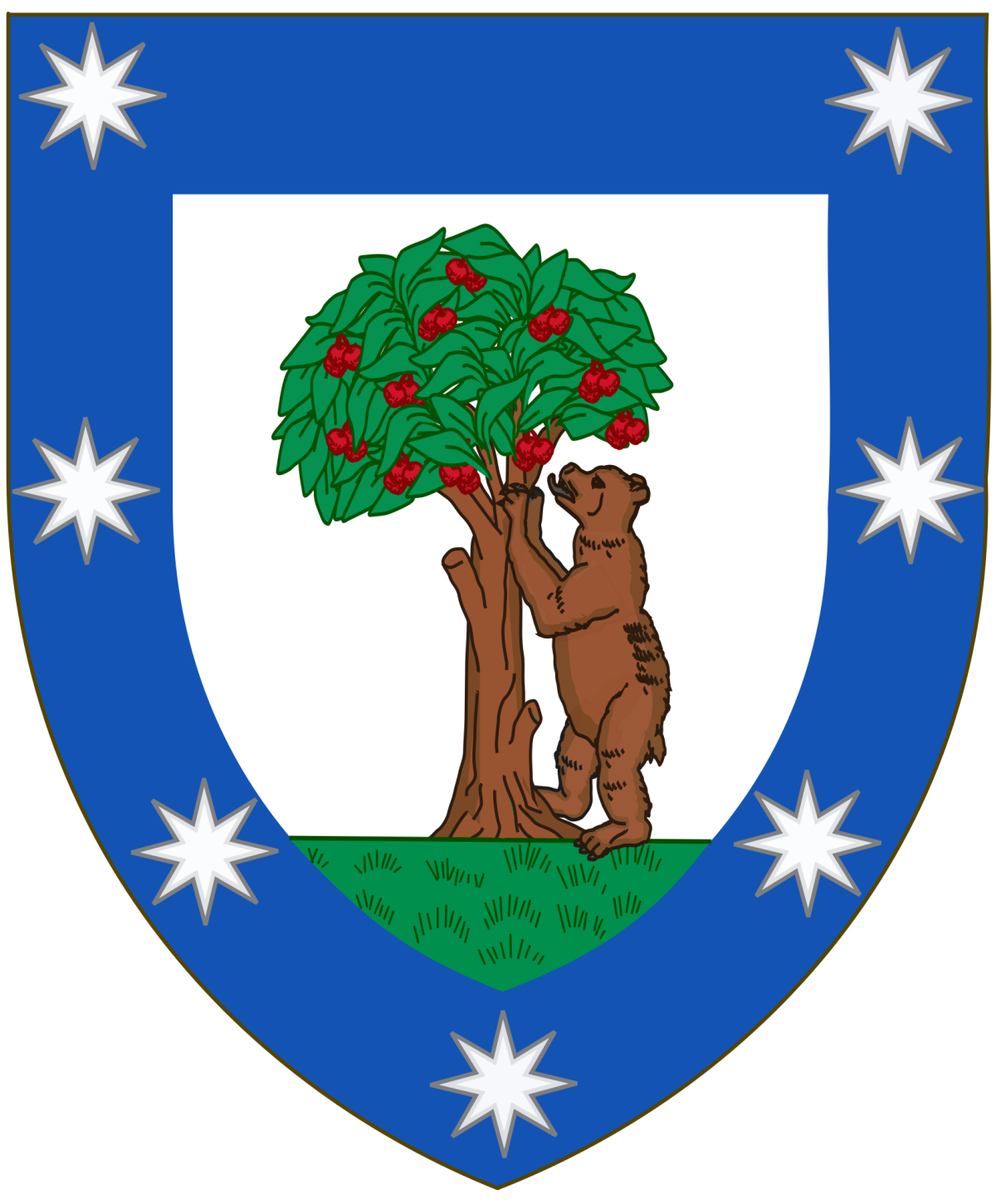 Фамильный герб с драконом