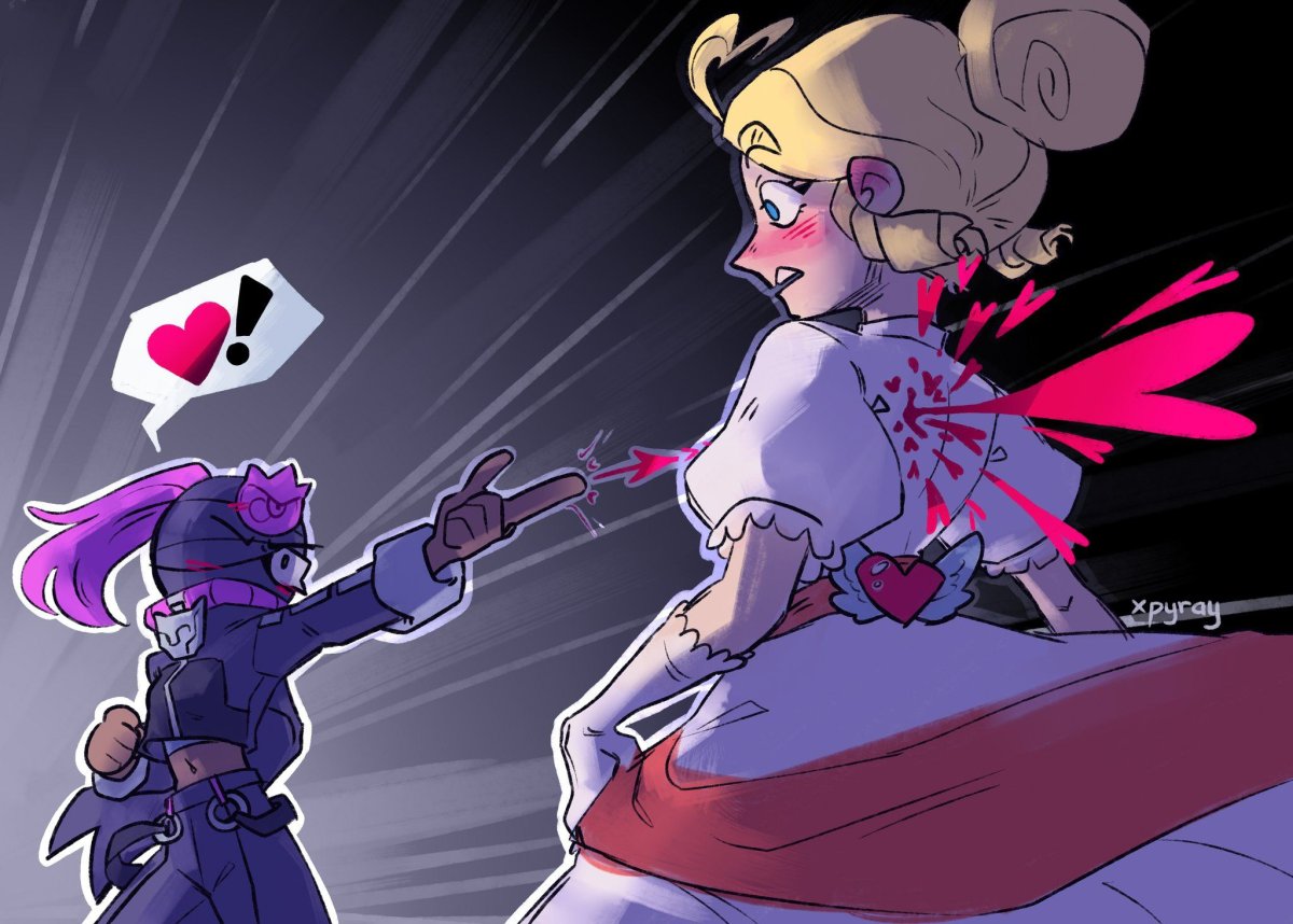 БРАВЛ старс шип Пайпер и Мортис