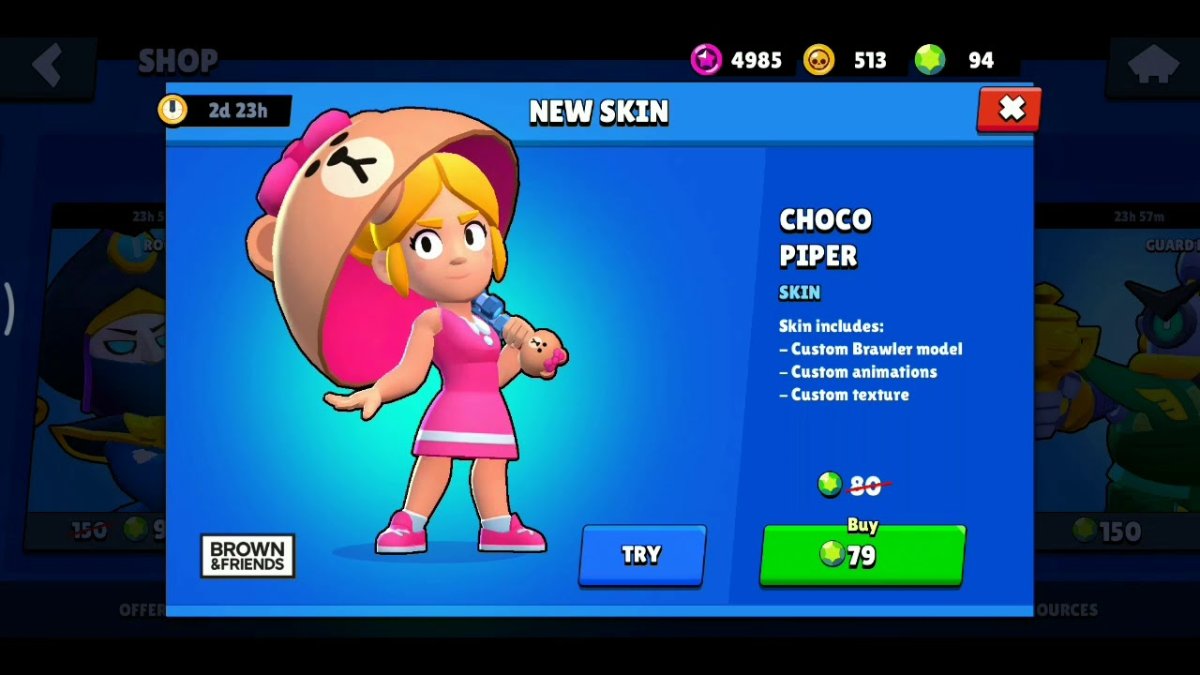 Скин Пайпер Choco