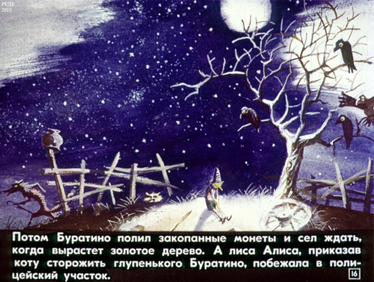 Страна дураков золотой ключик