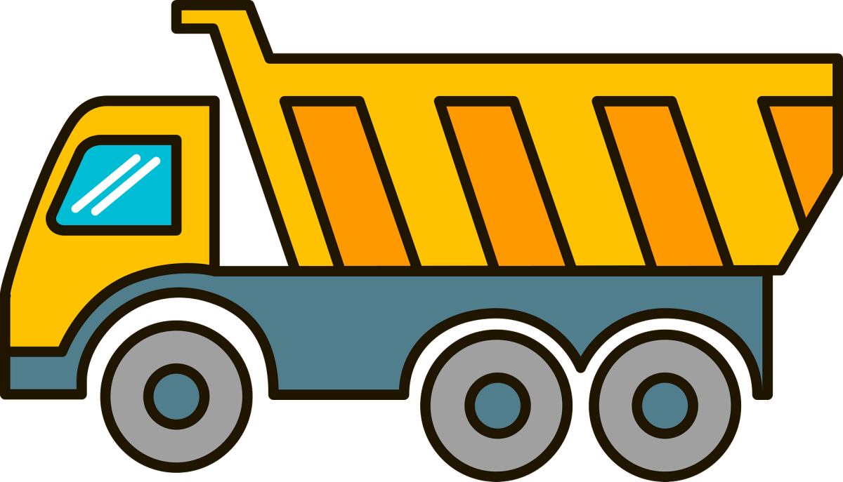 Клипарт полный самосвал