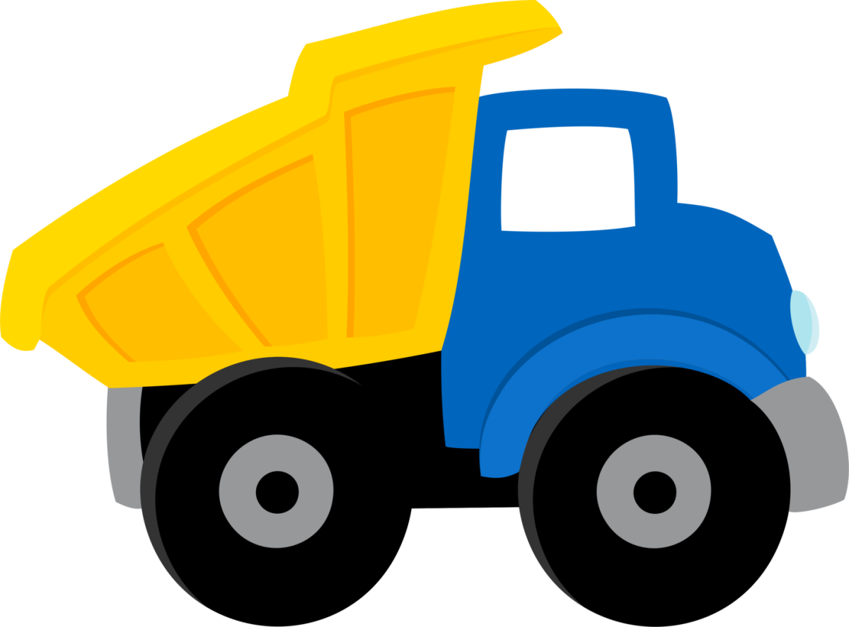 Самосвал раскраска для малышей