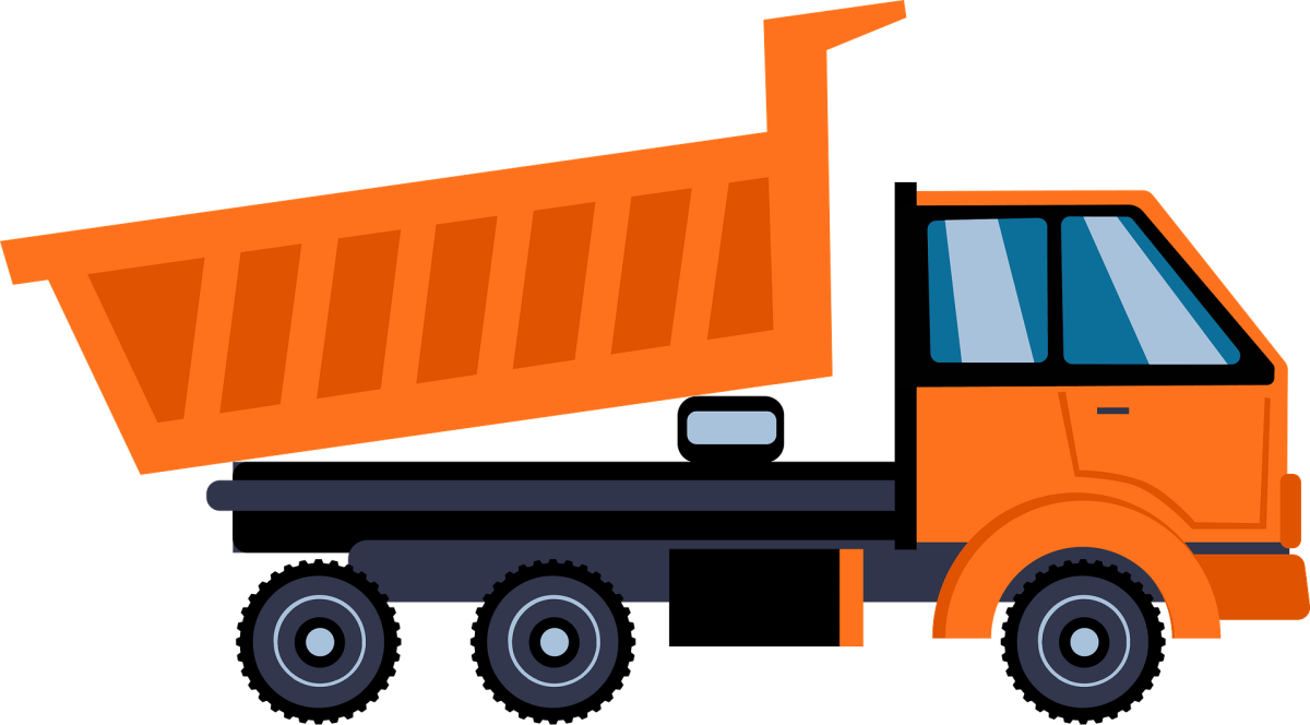 Двигатель самосвал клипарт