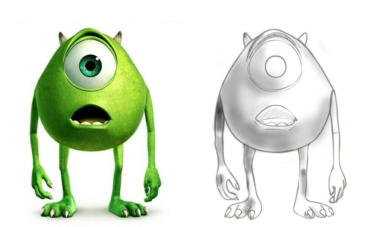 Майк Вазовский карандашом