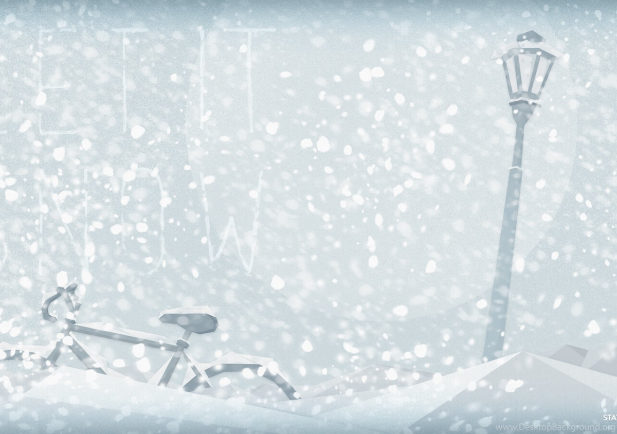 Снегопад фон