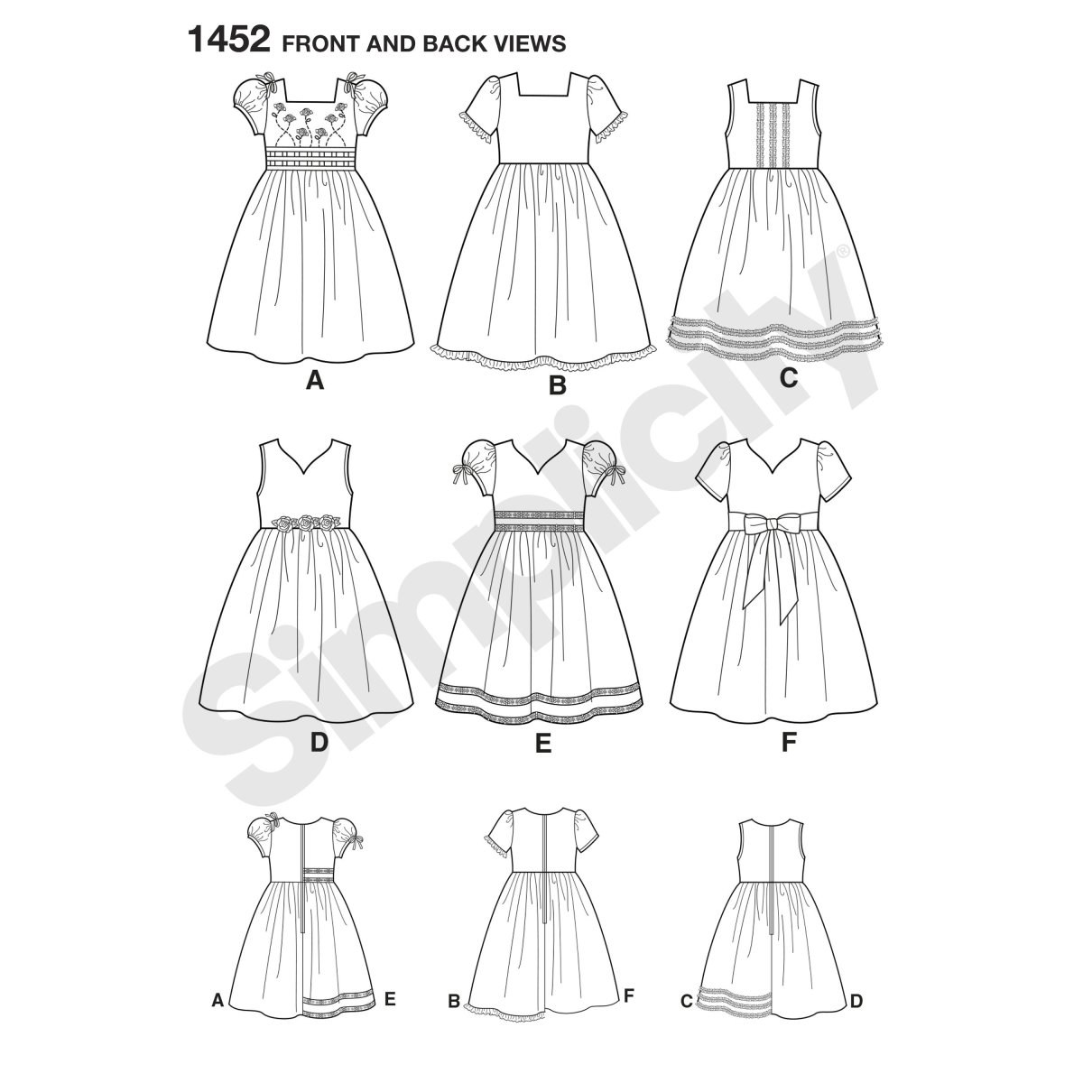 Эскиз детского платья