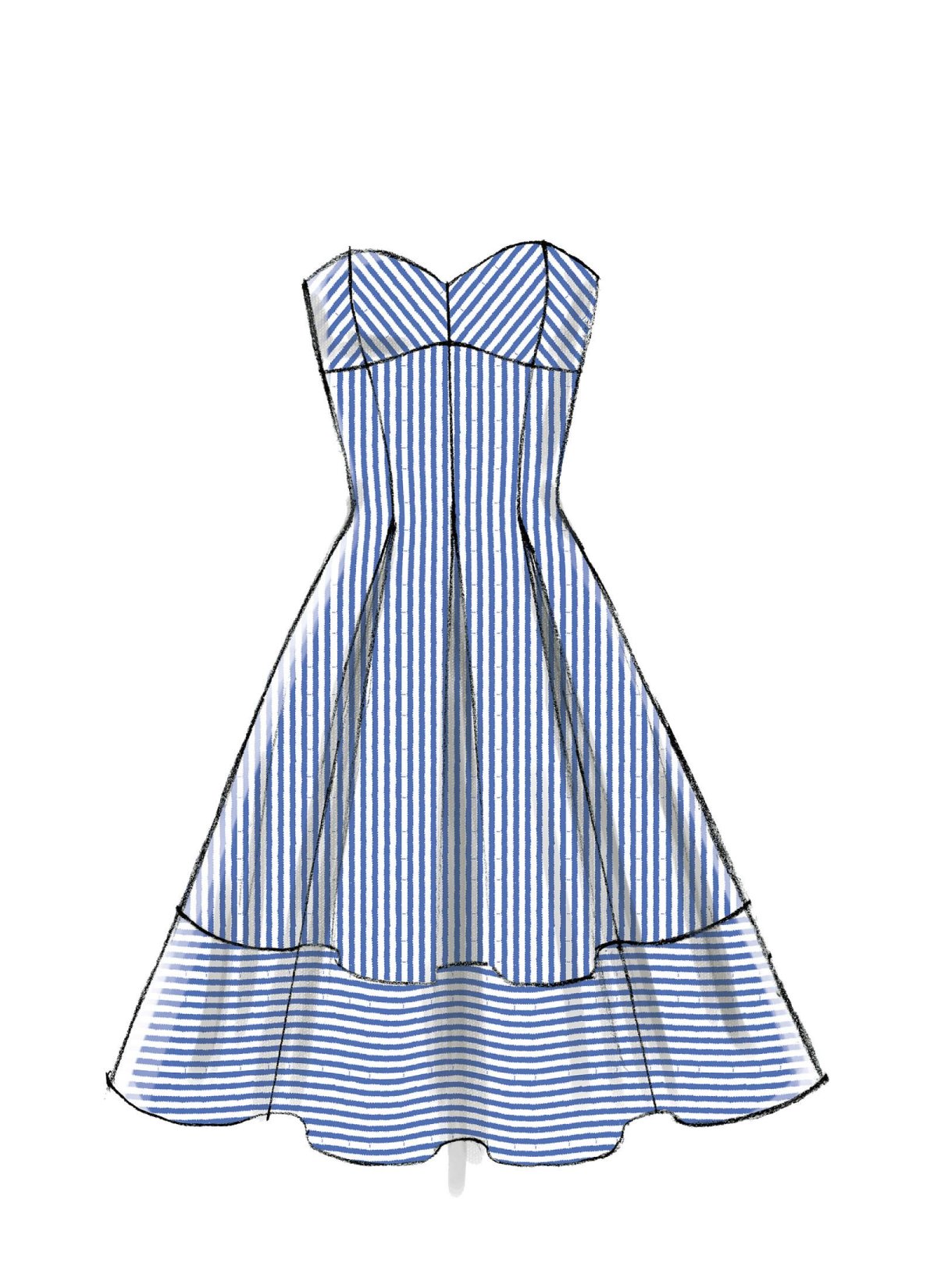 Платья для срисовки