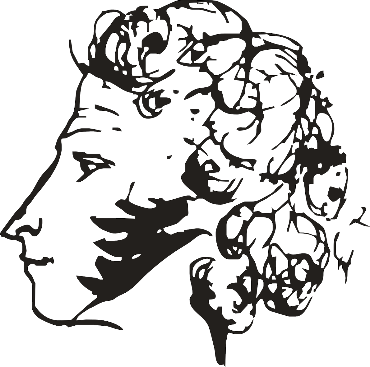 Александр Сергеевич Пушкин автопортрет