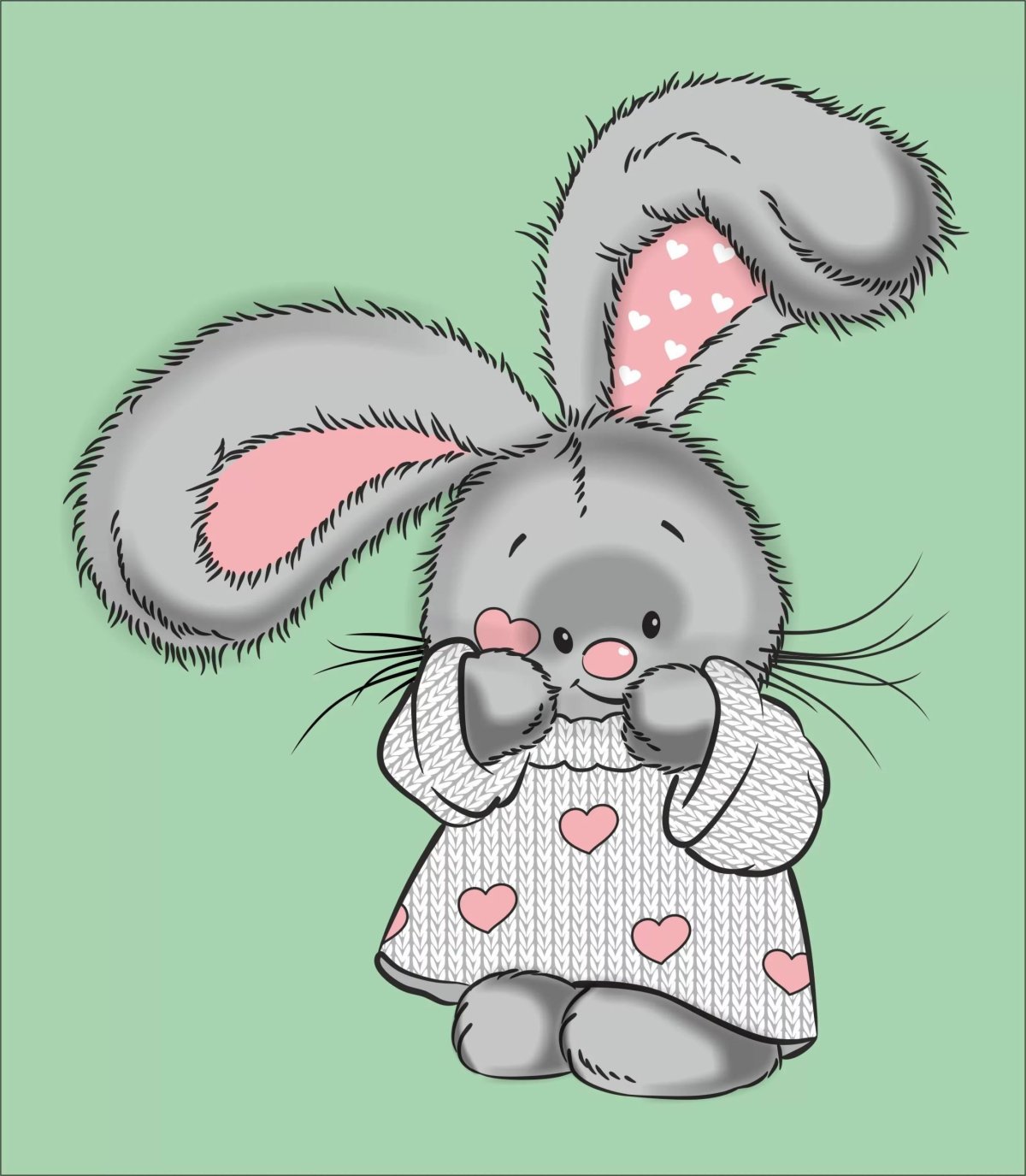 Зайка мультяшный