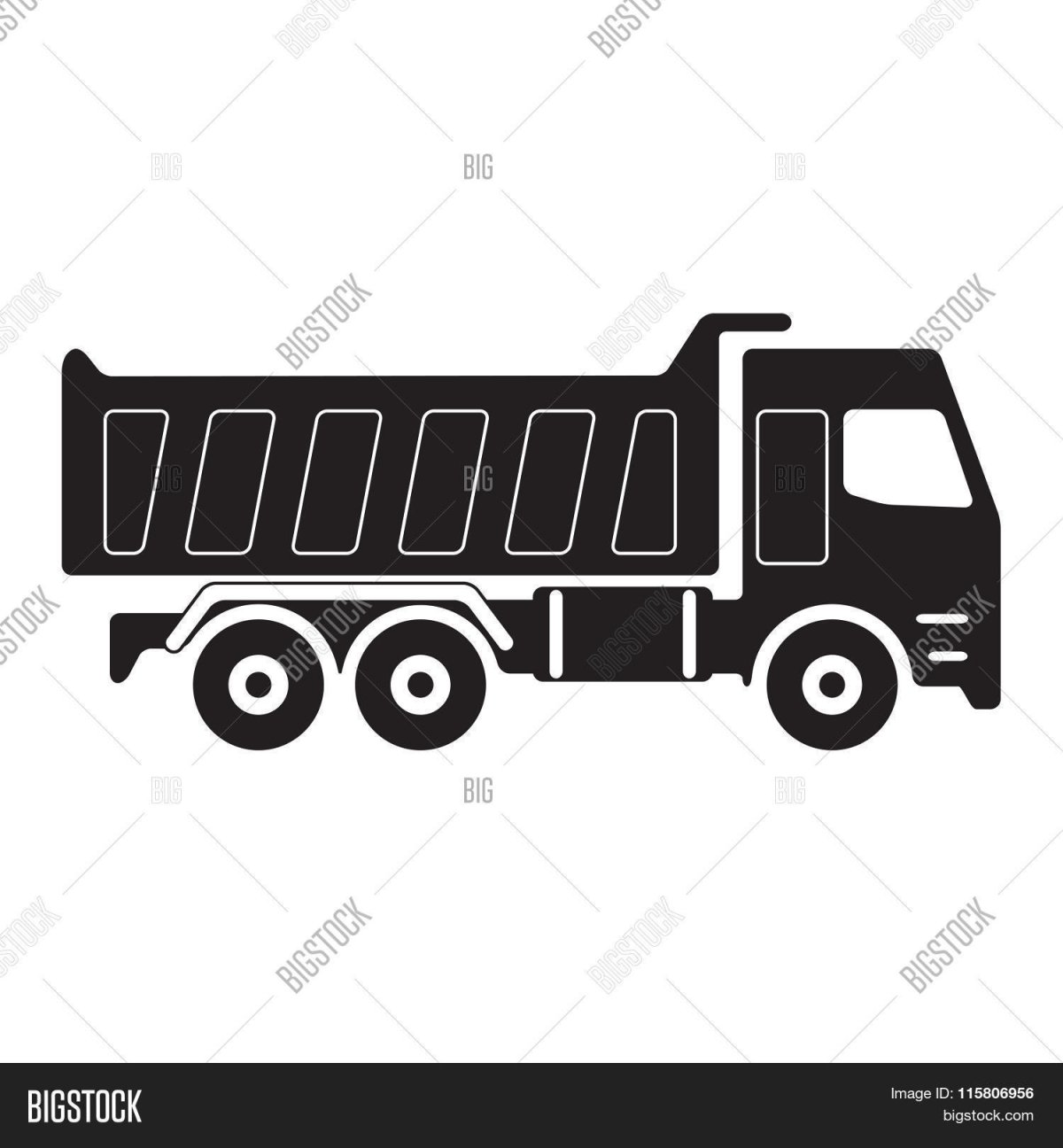 Самосвал Векторная Графика