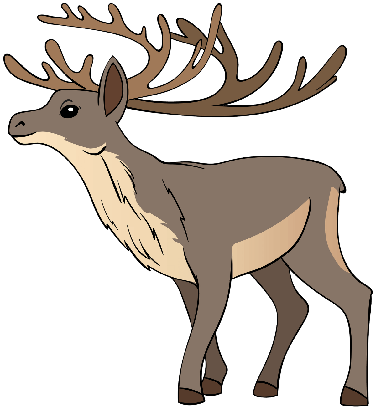 Северный олень для детей