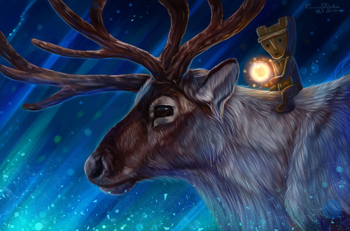 Тундра рисунок