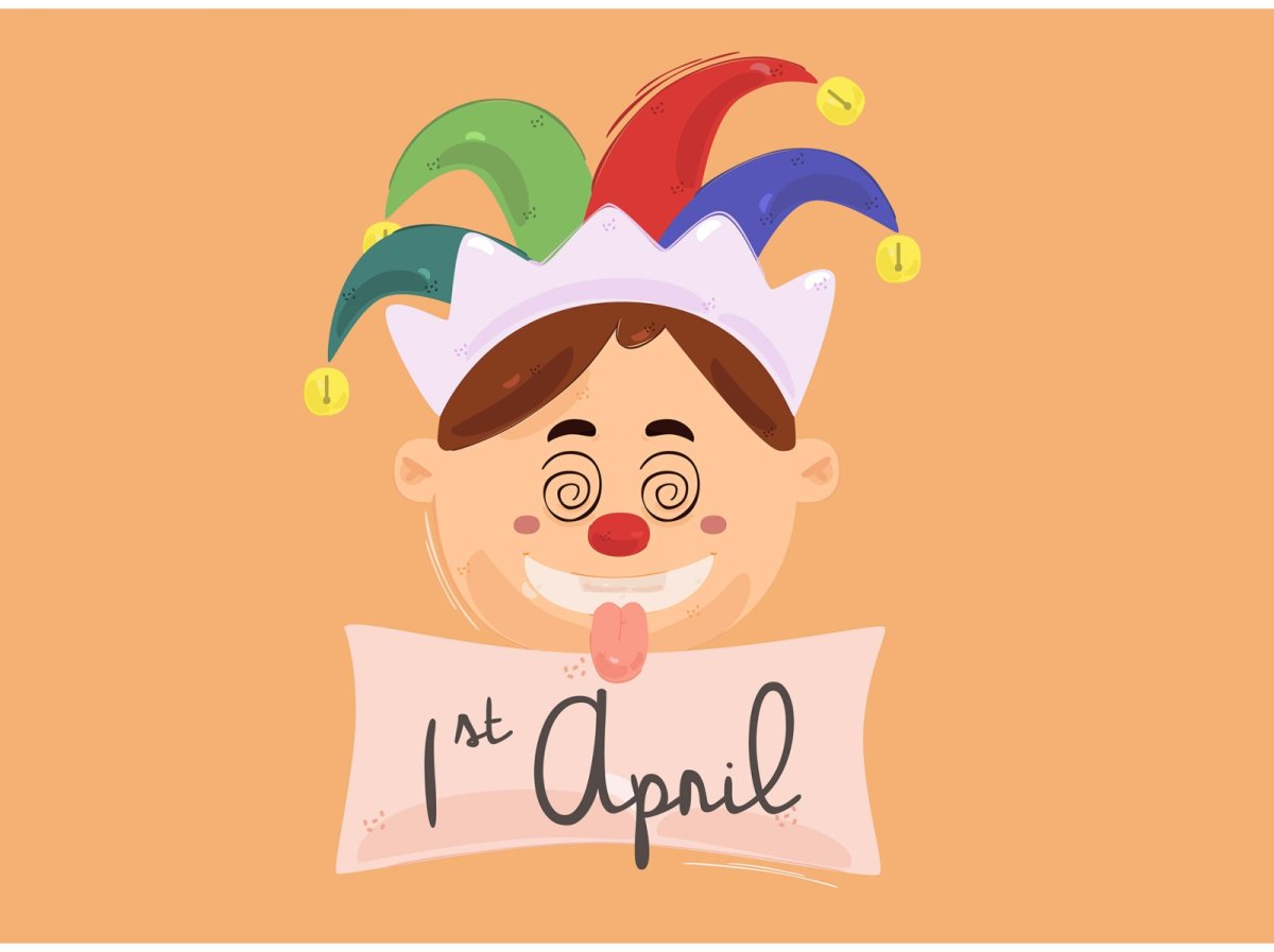 April Fools' Day illustration