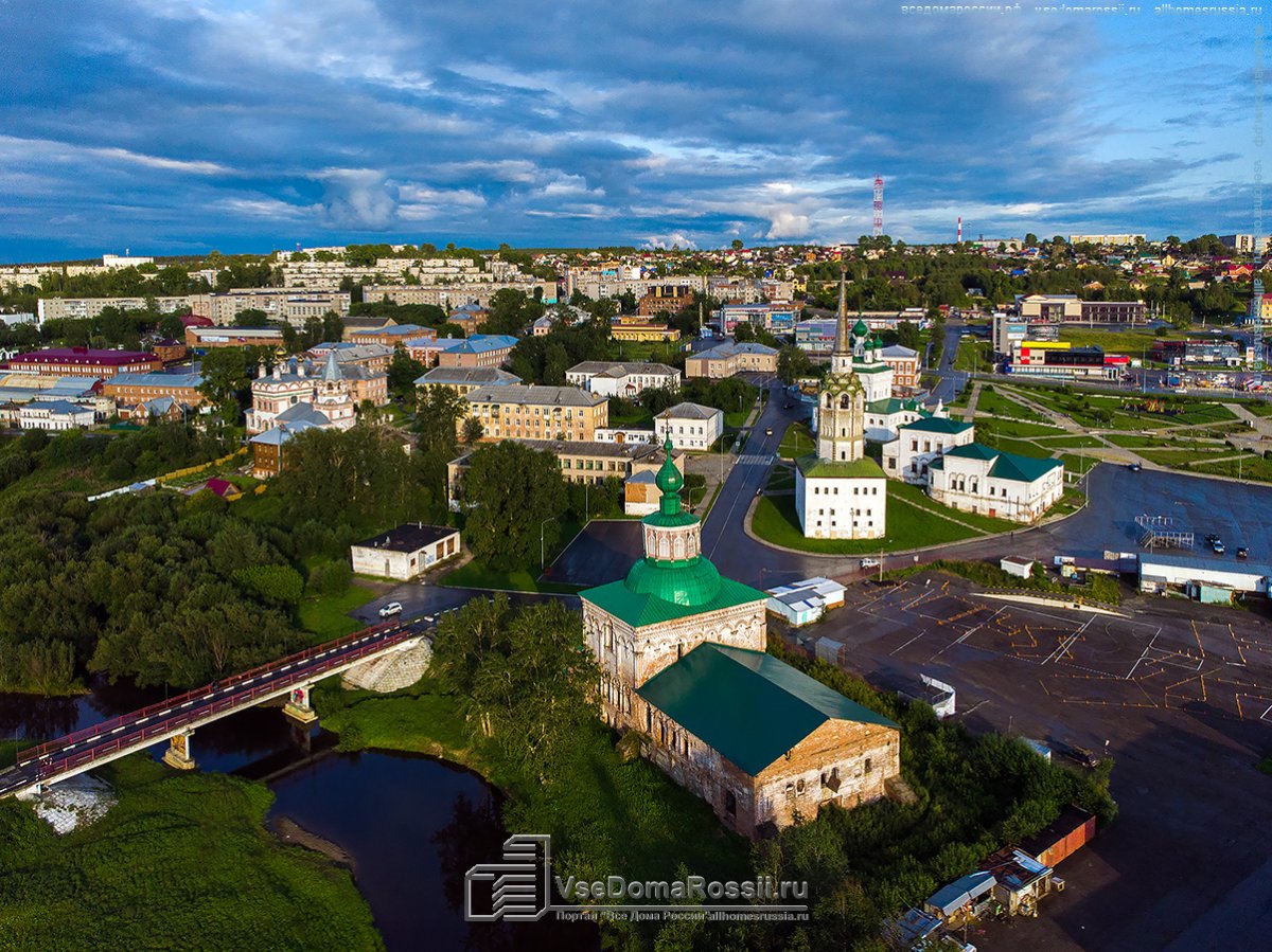 Соборная площадь в Соликамске