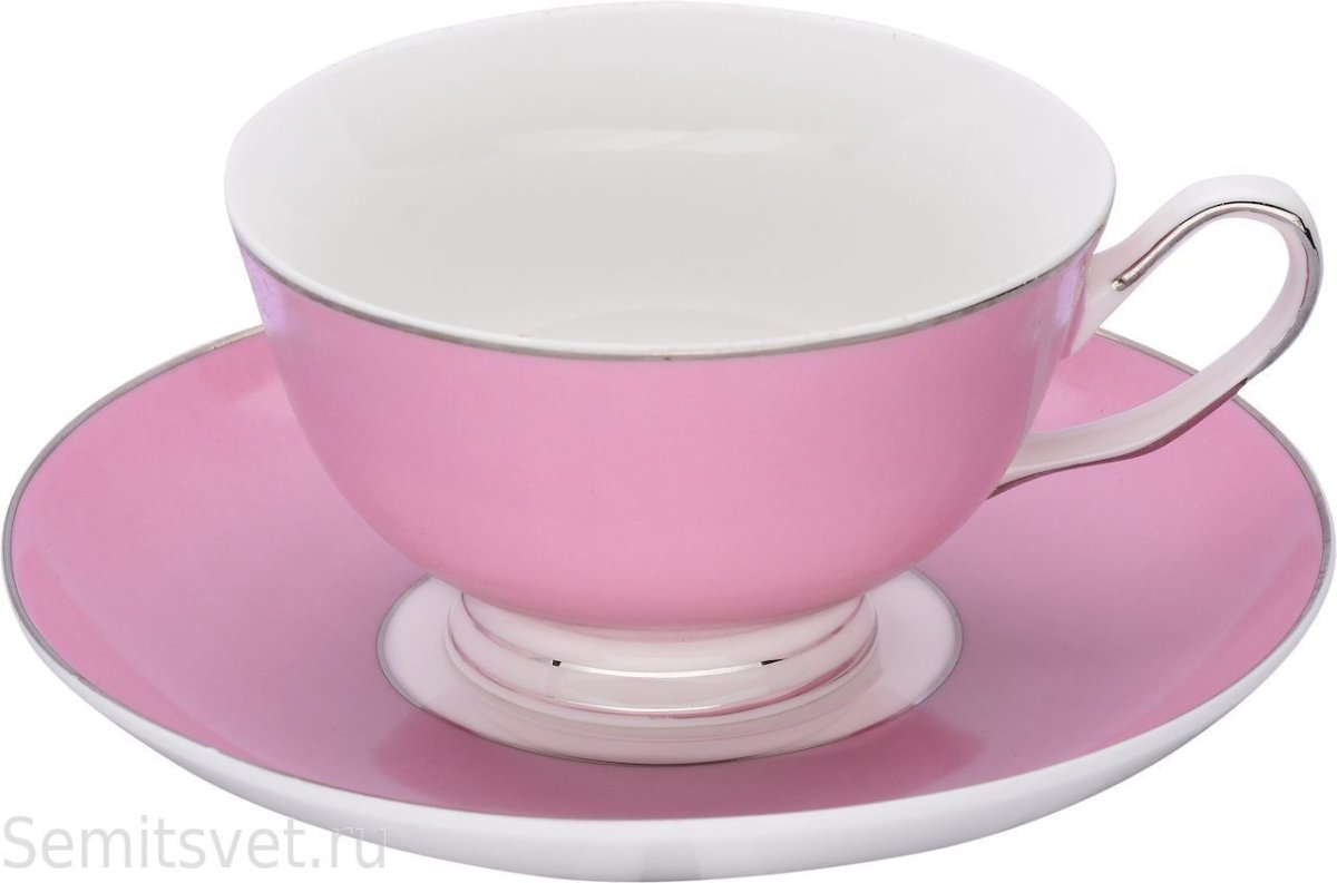 Набор мокко чайная пара Carlsbad Мария Луиза матовая полоса 100 мл