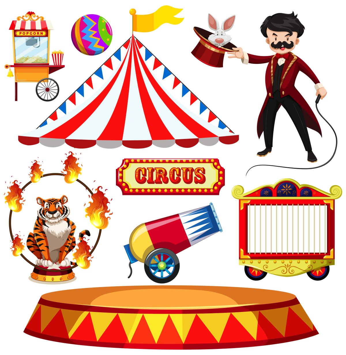 Арена цирка рисунок