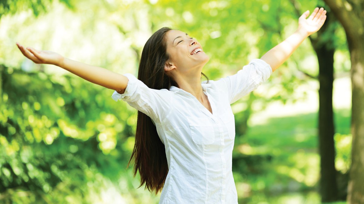 Счастливая женщина