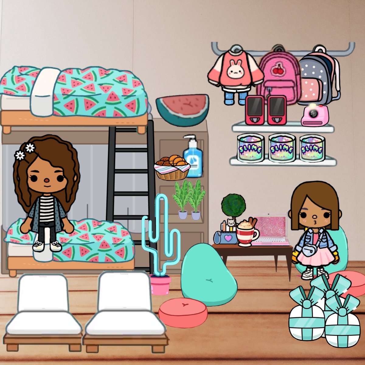 Toca boca комнаты