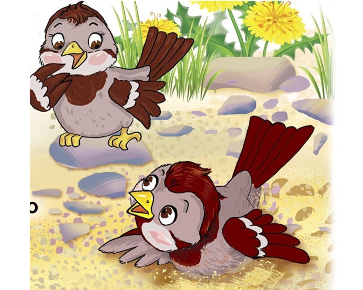 Воробей для детей