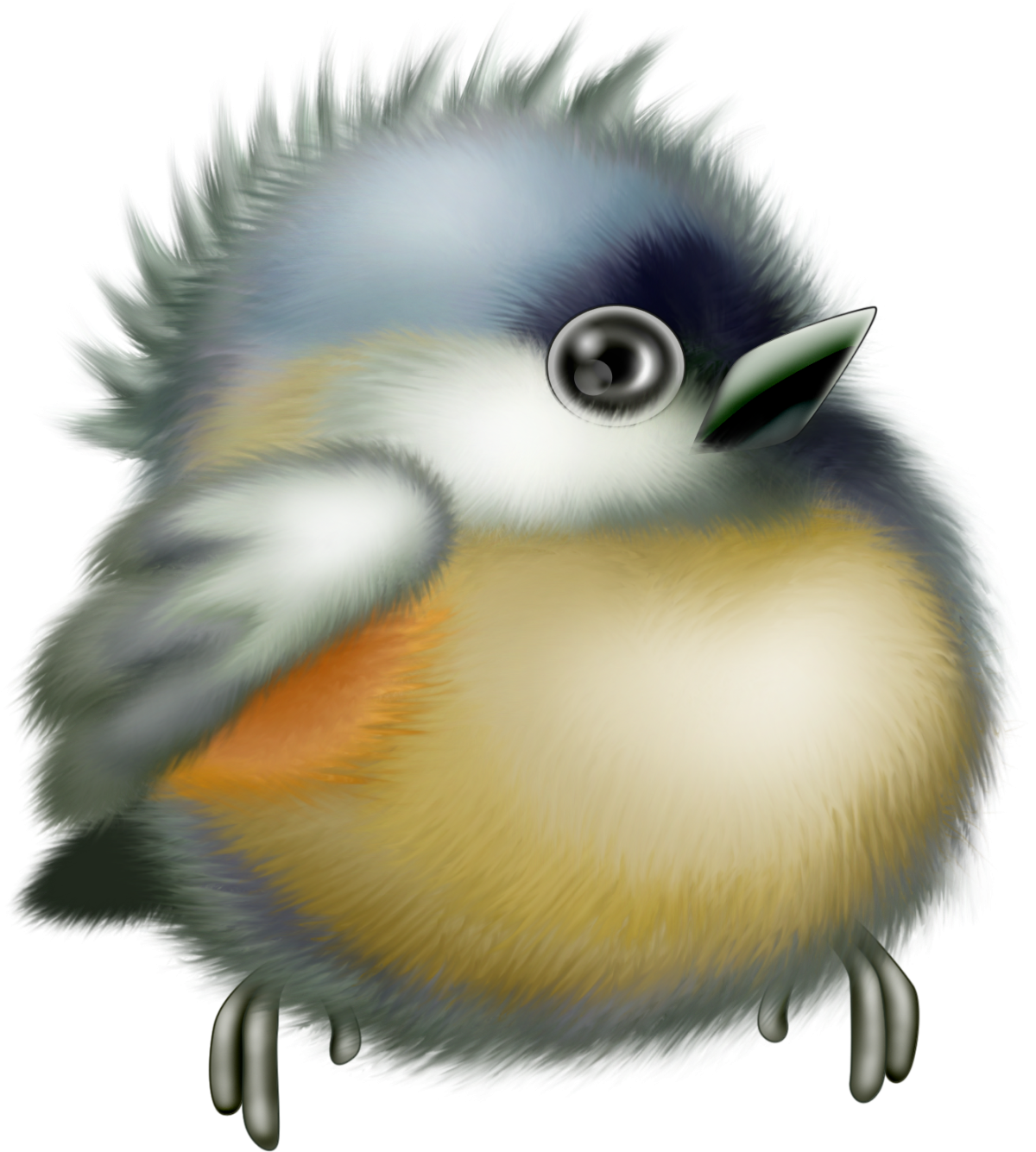 Птенец мультяшный