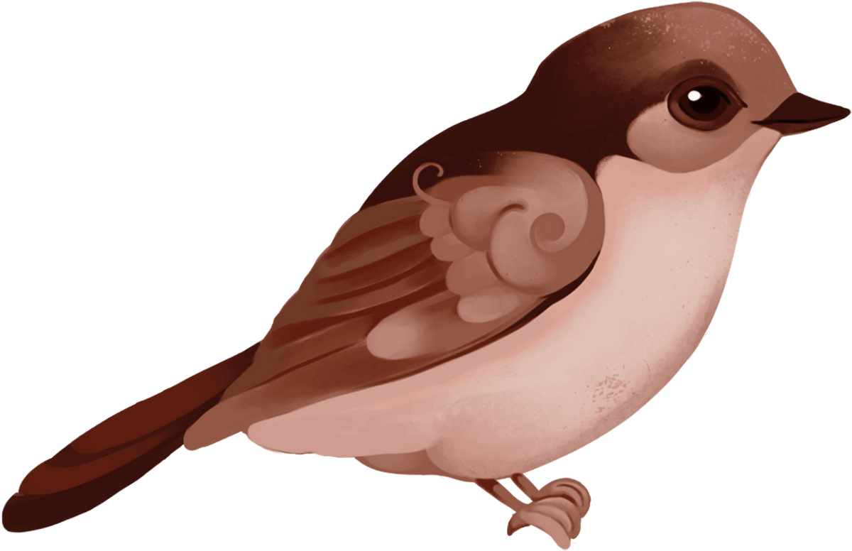 Воробьи мультяшные