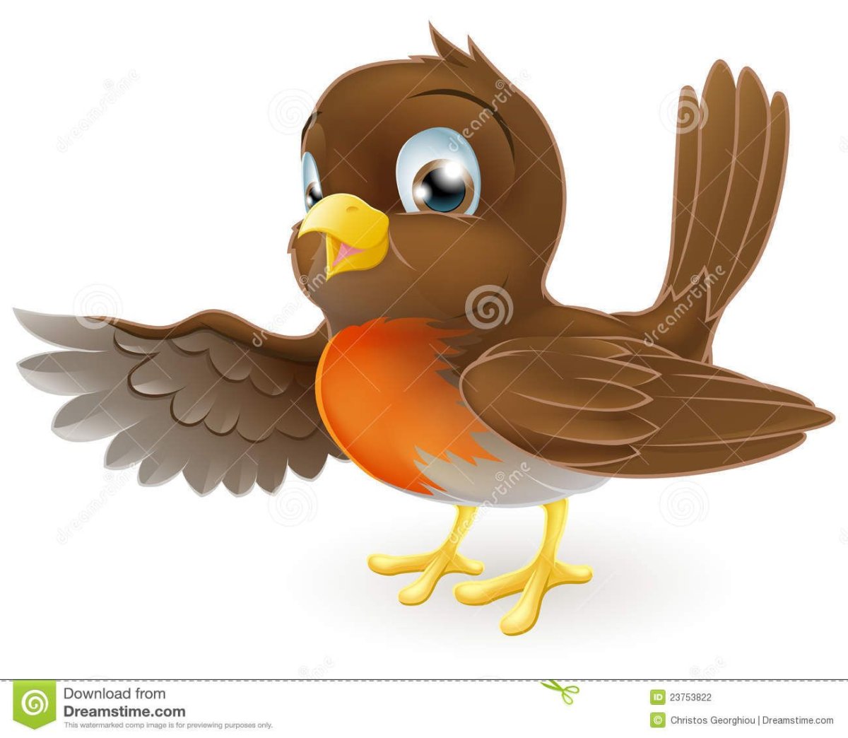 Воробушки мультяшные