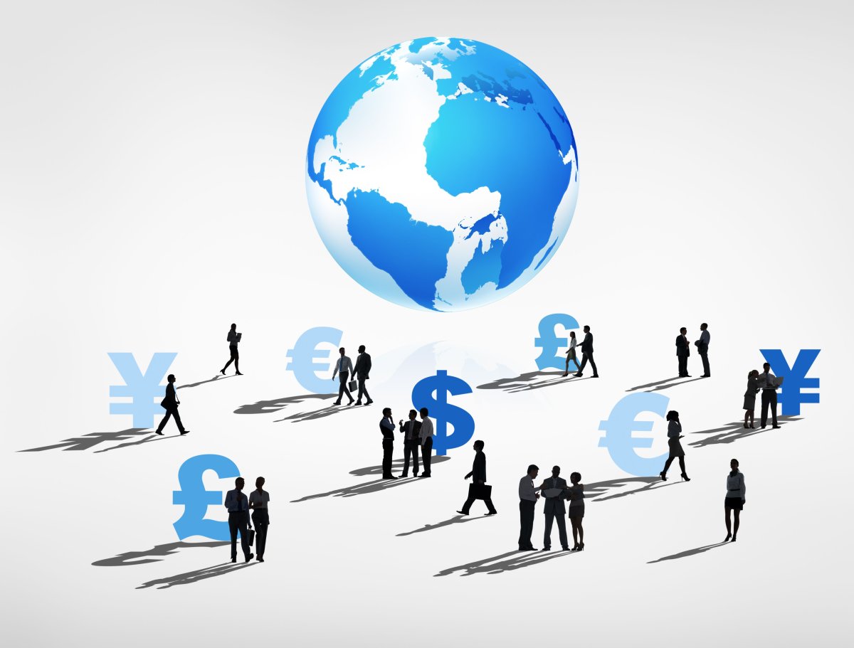 Биржевые графики на белом фоне