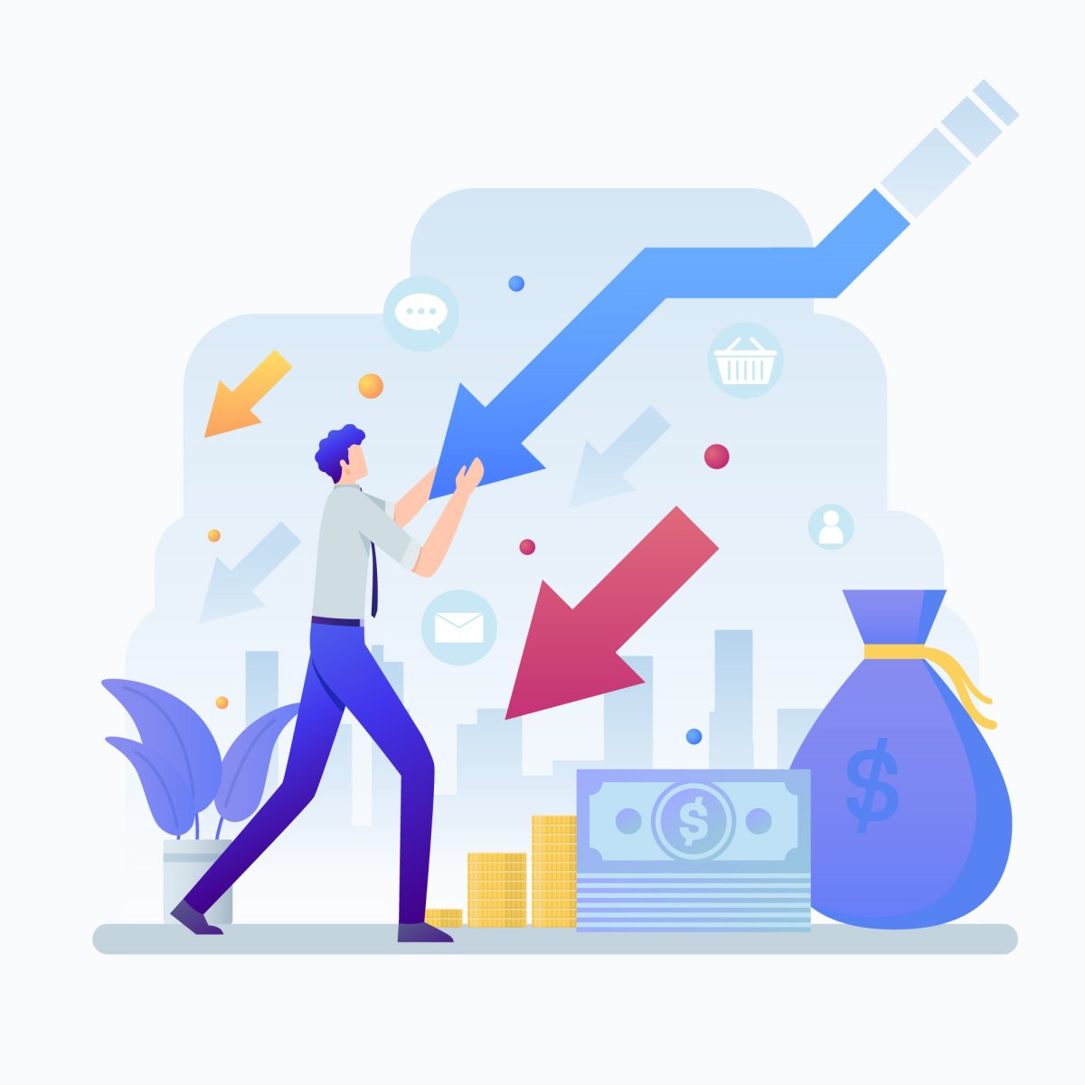 Маркетолог без фона