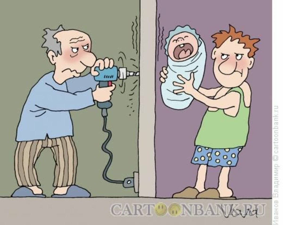 Соседи карикатура