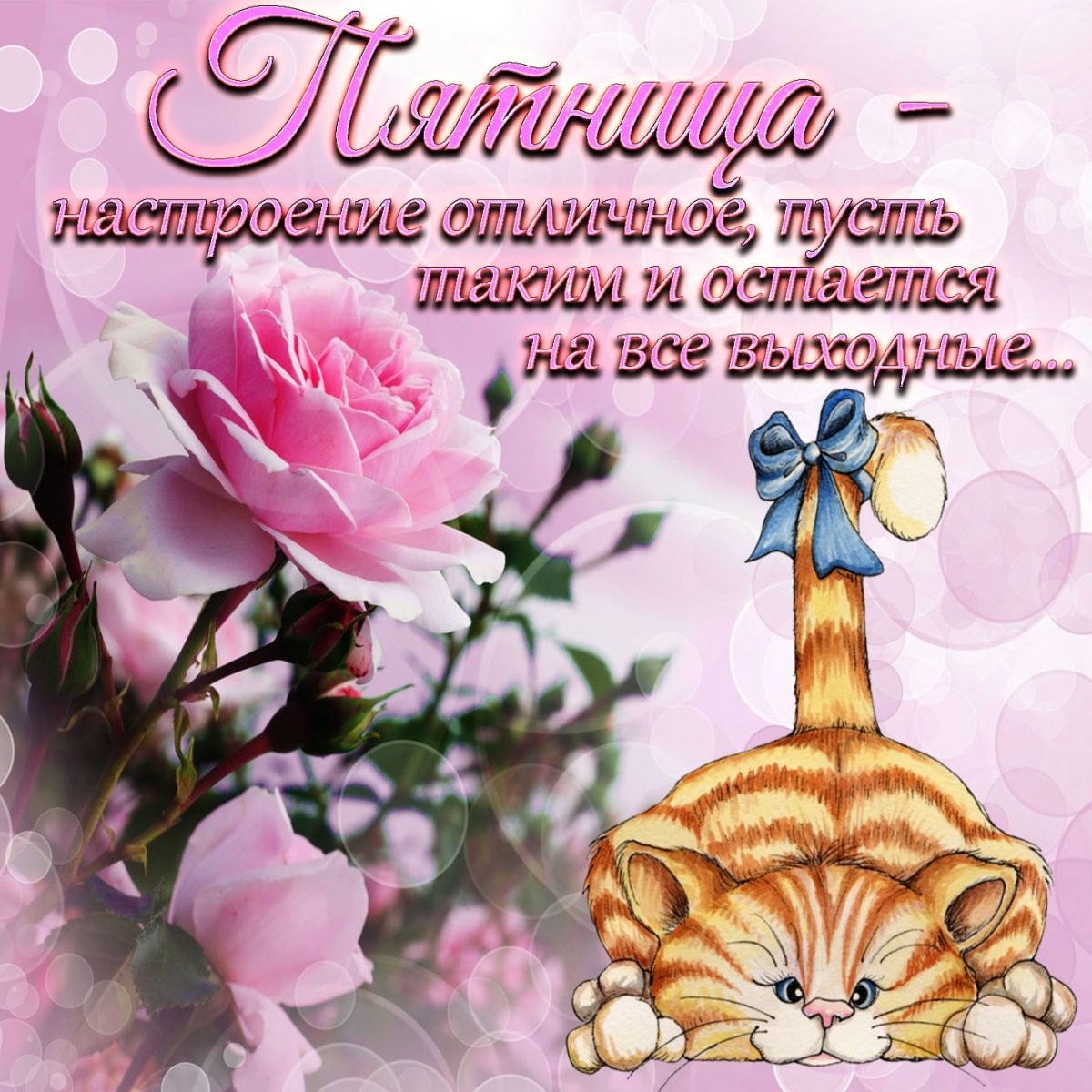 Открытки с добрым утром пятницы