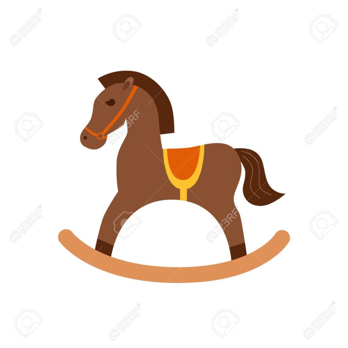 Как нарисовать лошадку качалку