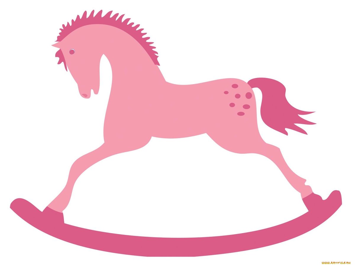 Лошадка качалка эскиз