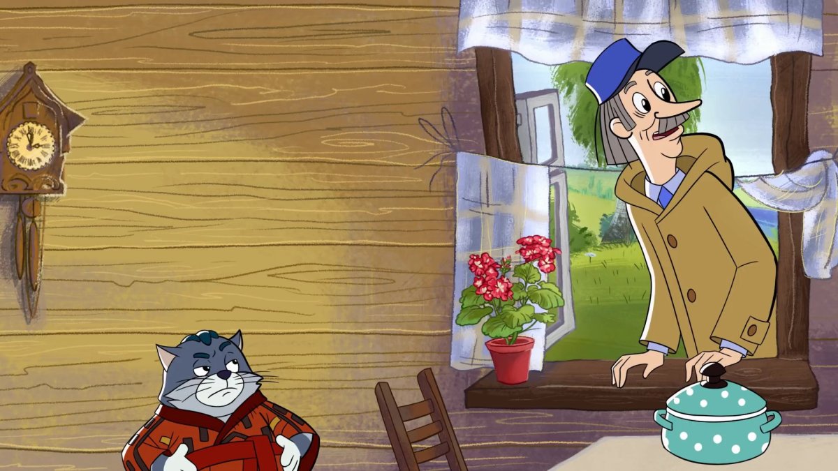 Трое из Простоквашино кот Матроскин