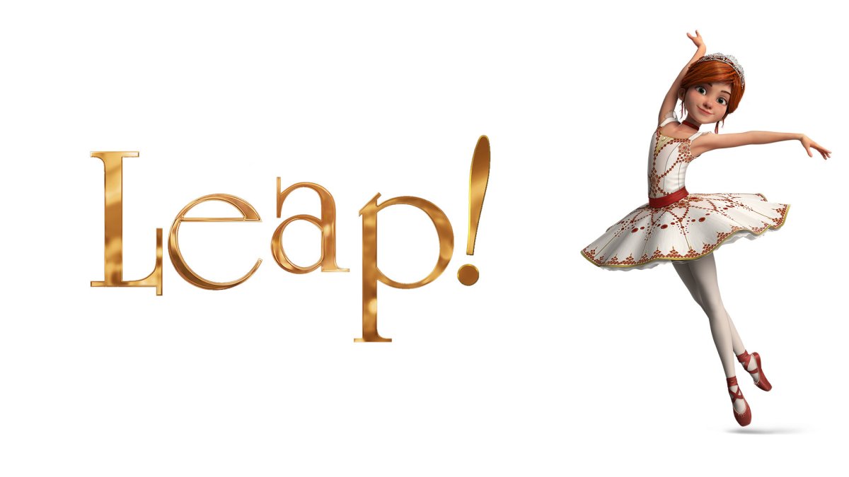 Балерина мультфильм белый фон