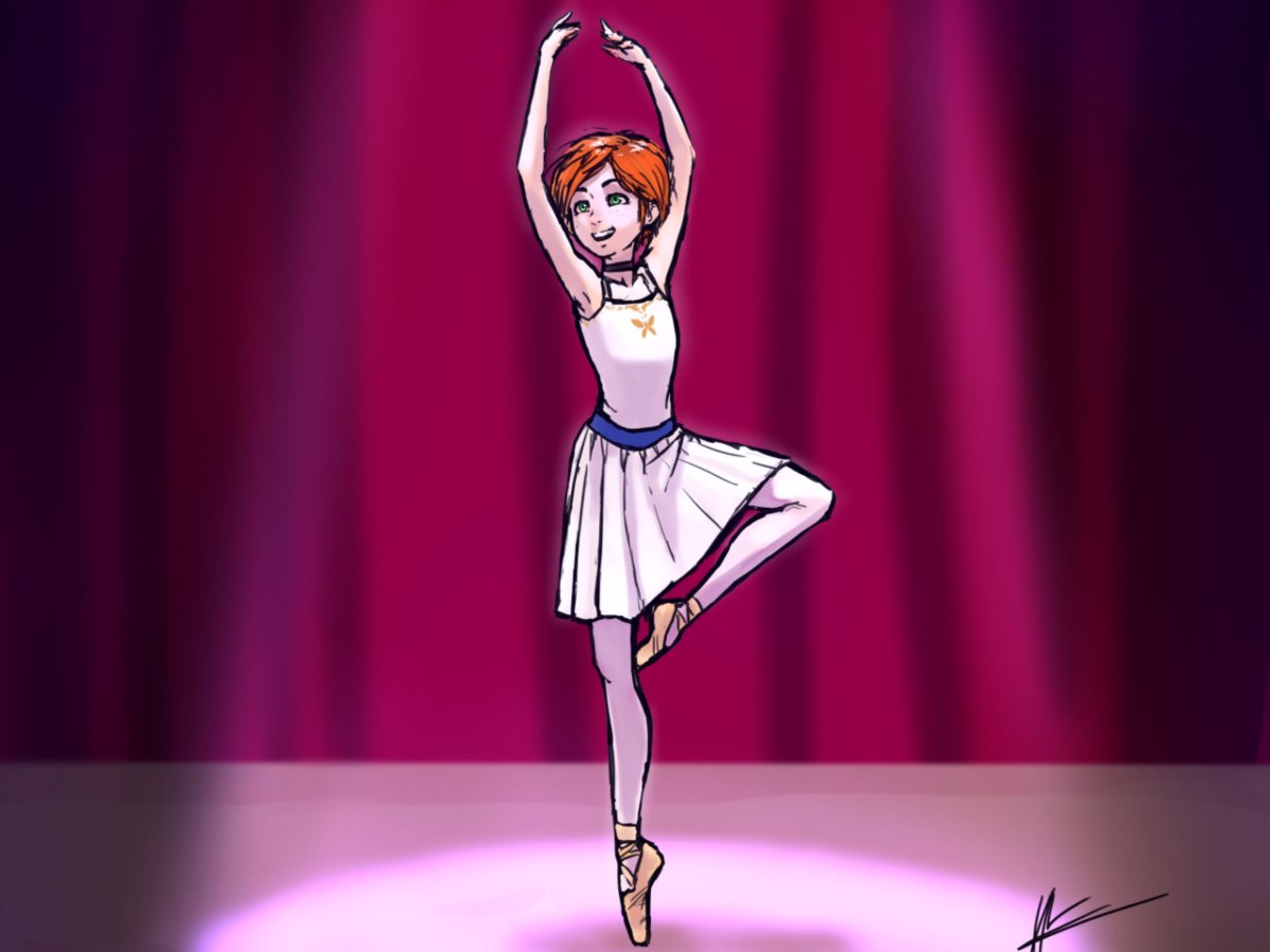 Мультфильм балерина Фелис
