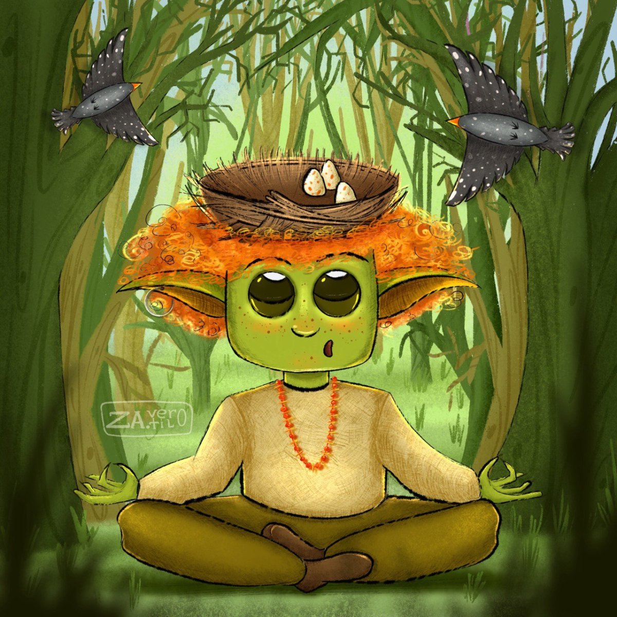 Леший старичок Лесовичок