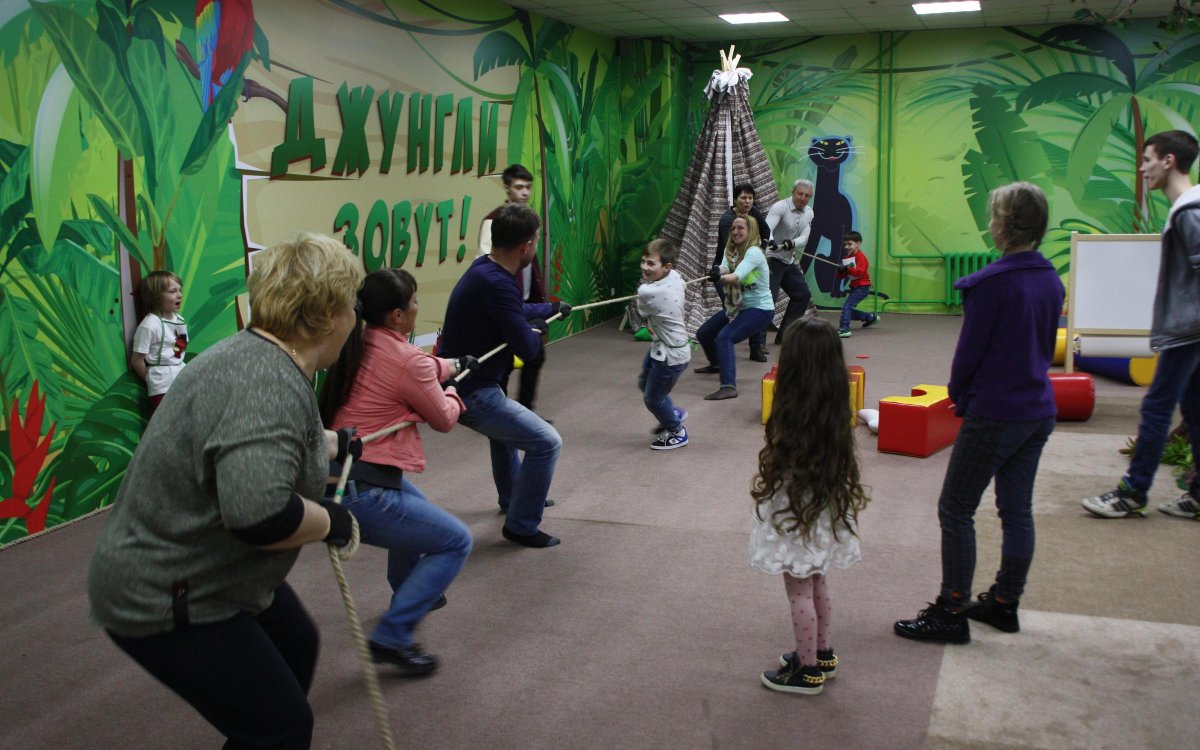 Дети на сафари