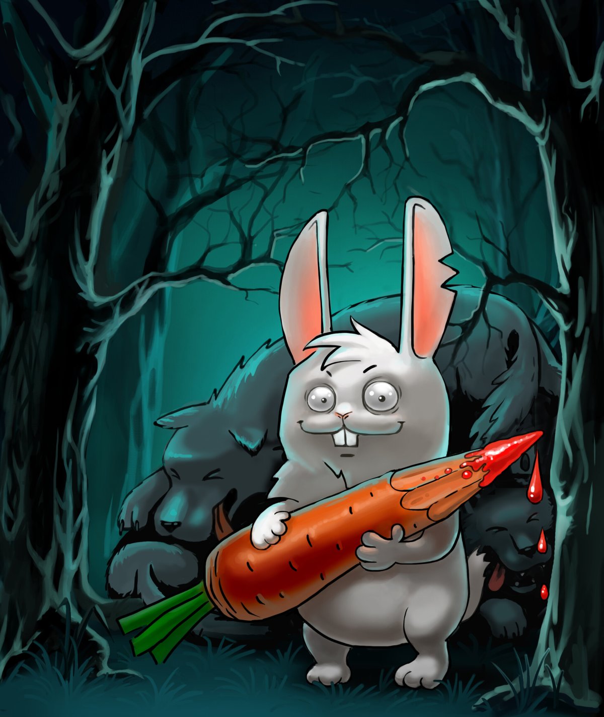 Смешной заяц