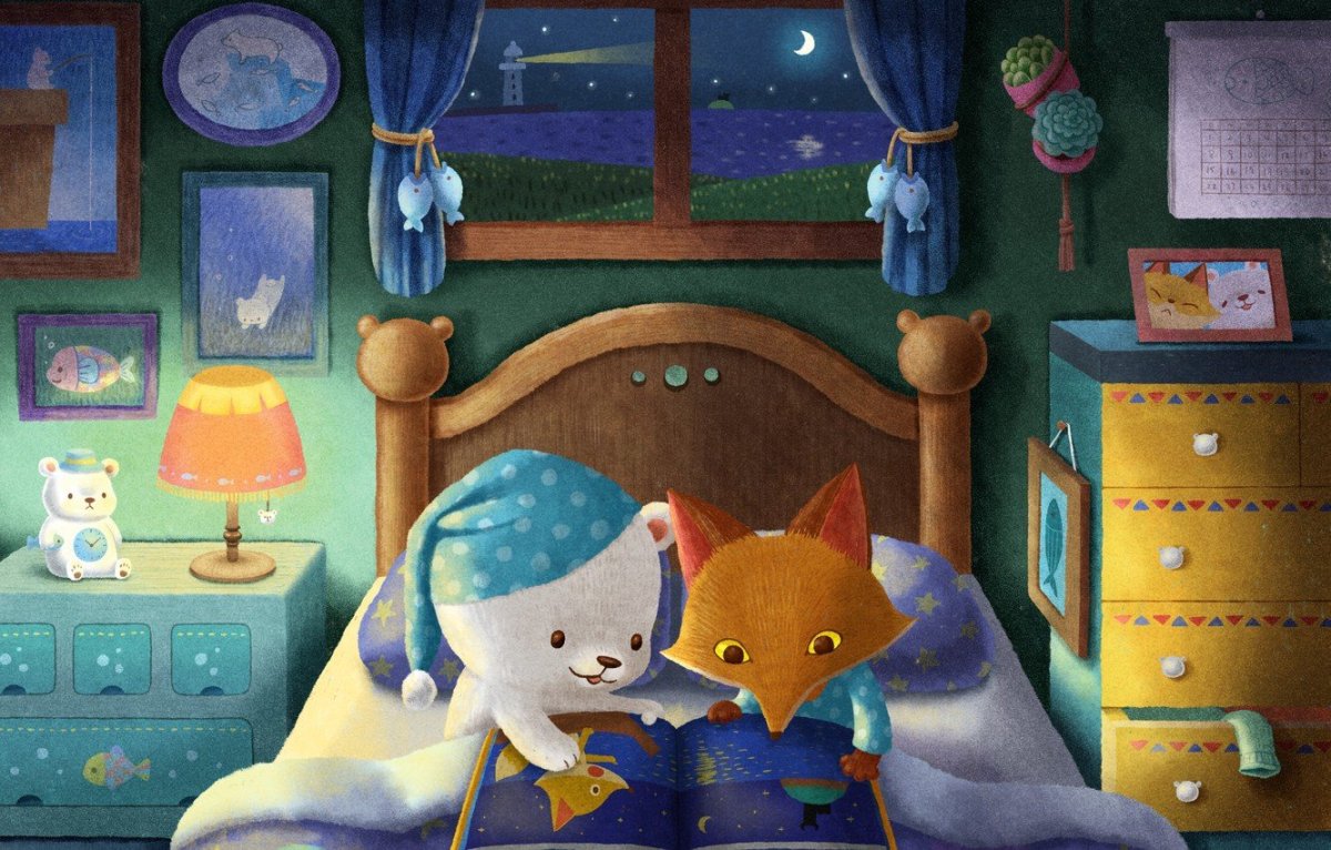 Лисичка ночью