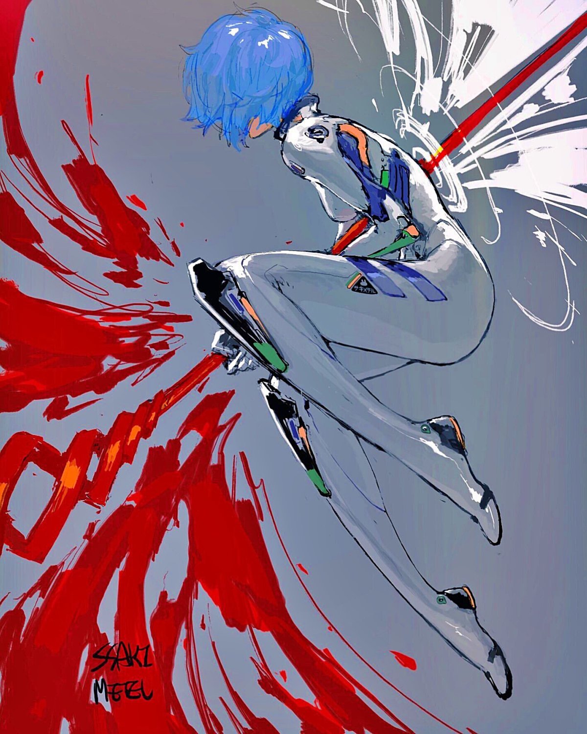 Аниме Евангелион Рей