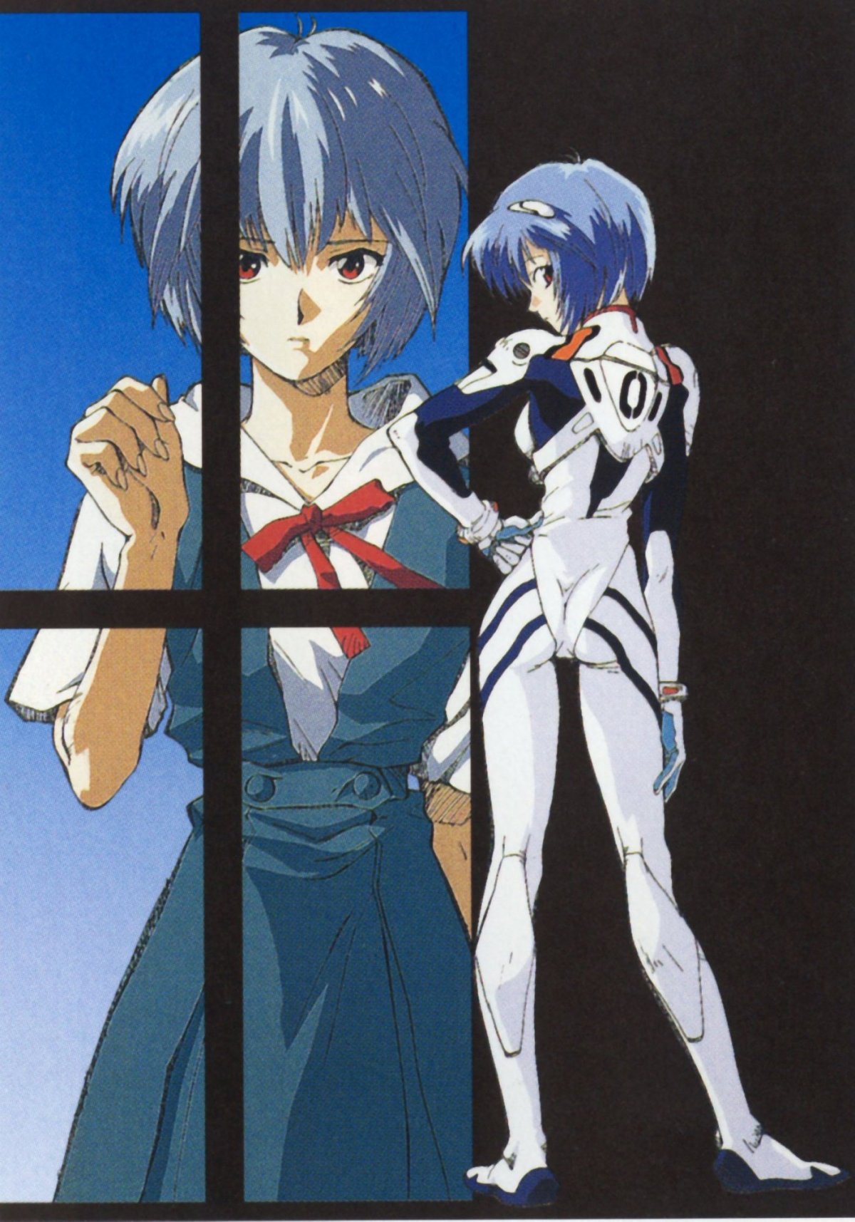 Евангелион Рей в бинтах