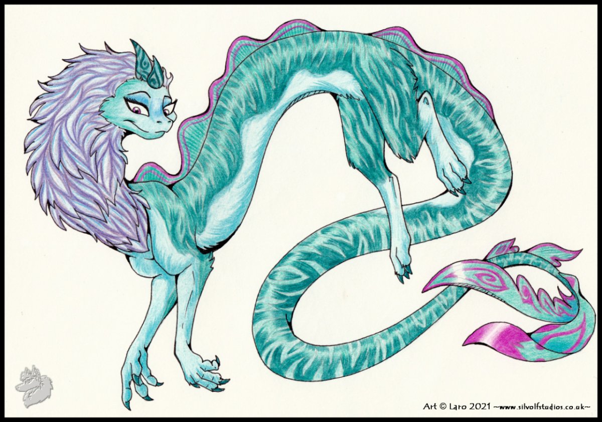 Дракон Лунь арт