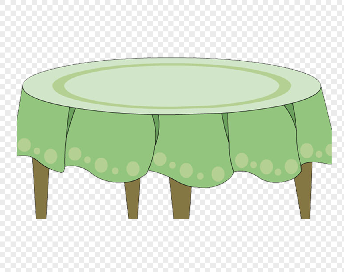 Круглый обеденный стол мультяшный