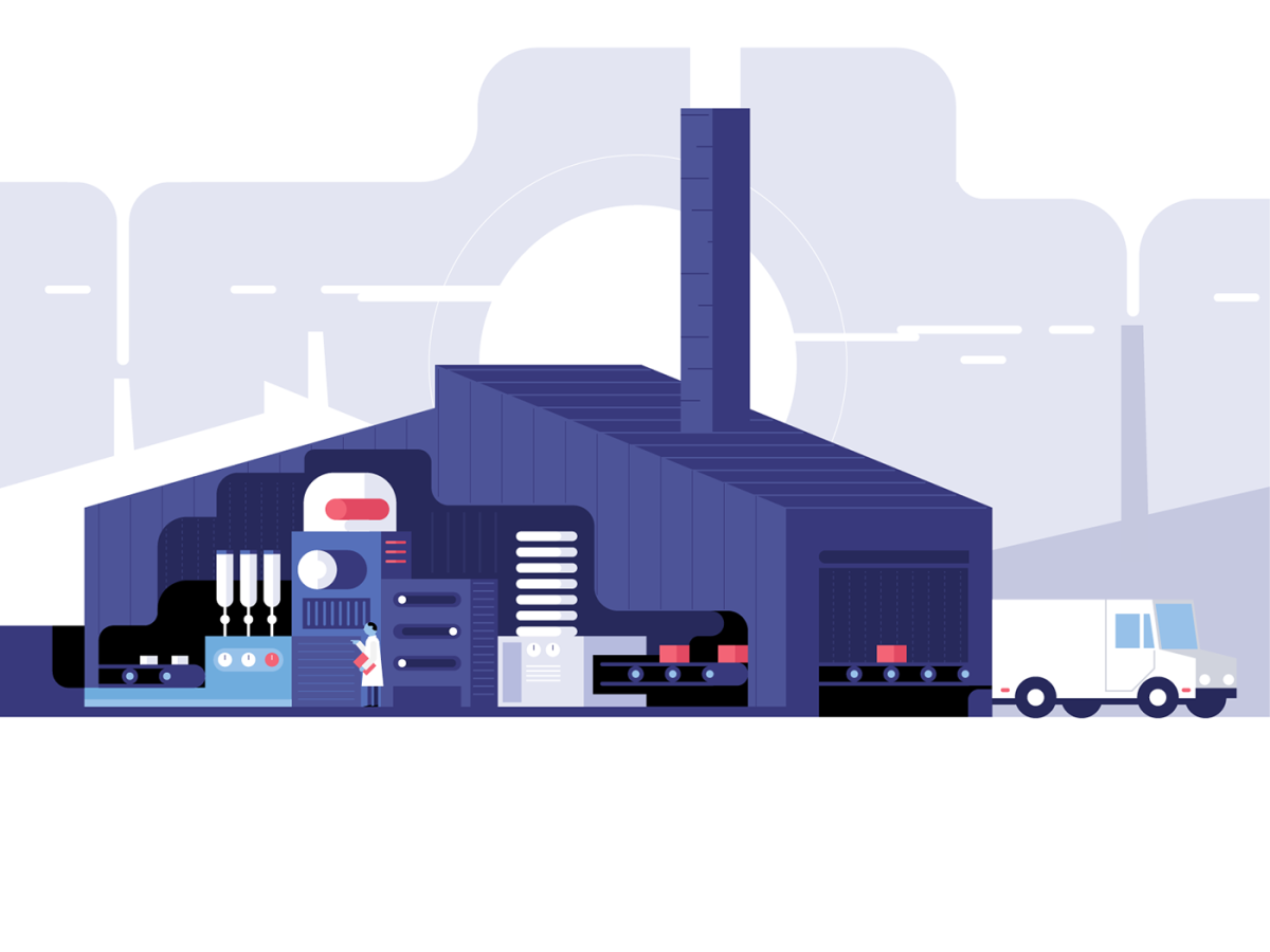 Завод вектор