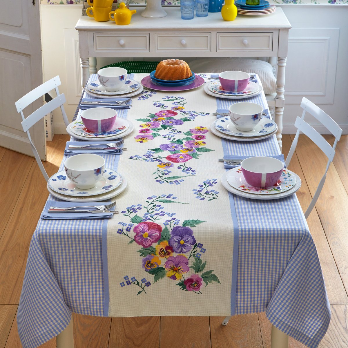 Оригинальная скатерть на кухню