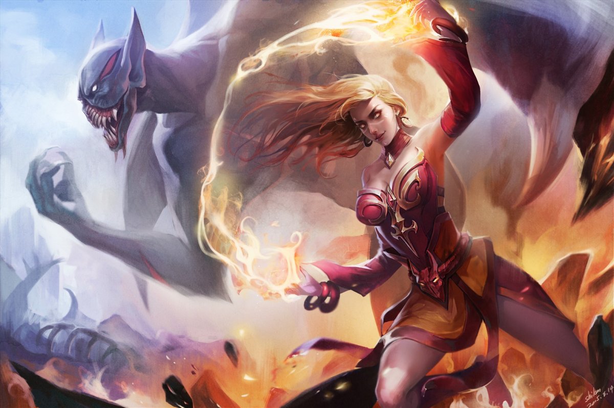 Dota 2 Art герои