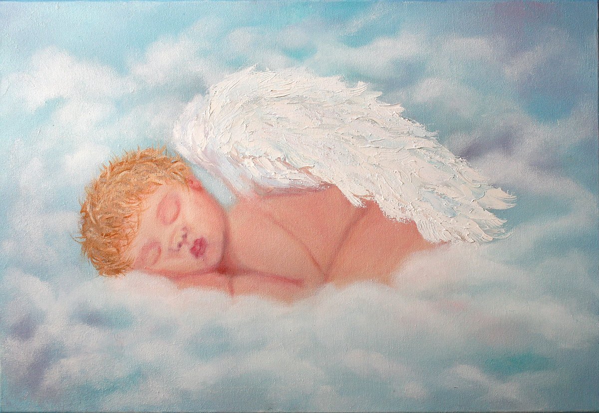 Пряник ангел на крещение