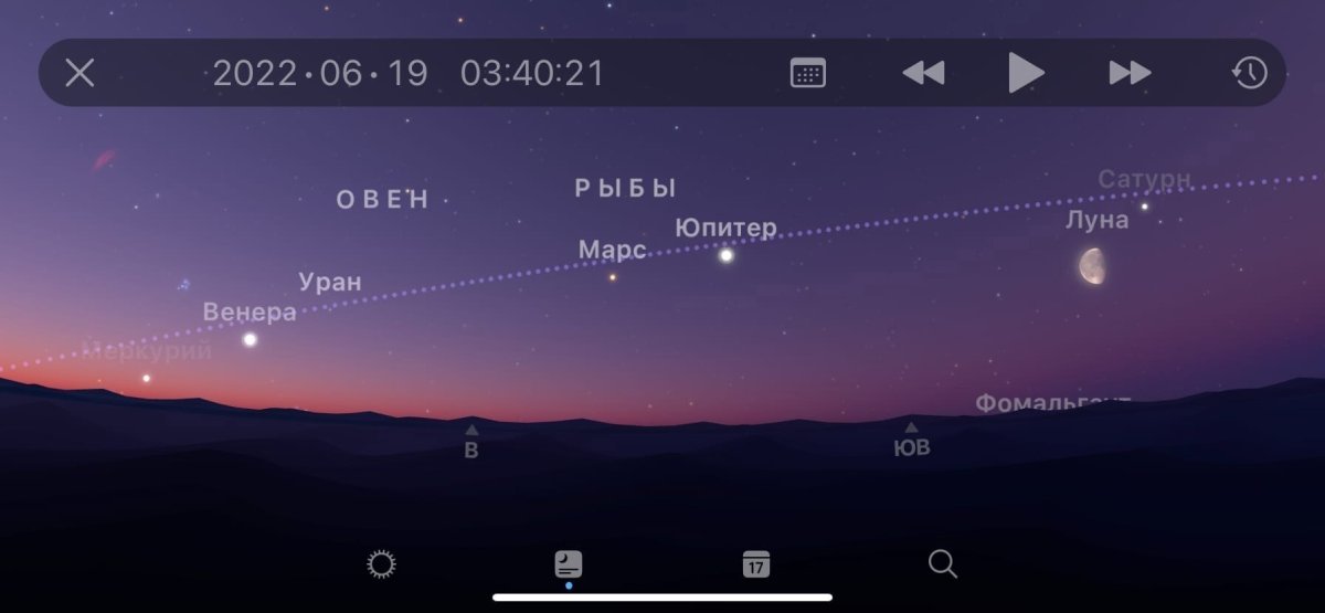 Парад планет фото с земли